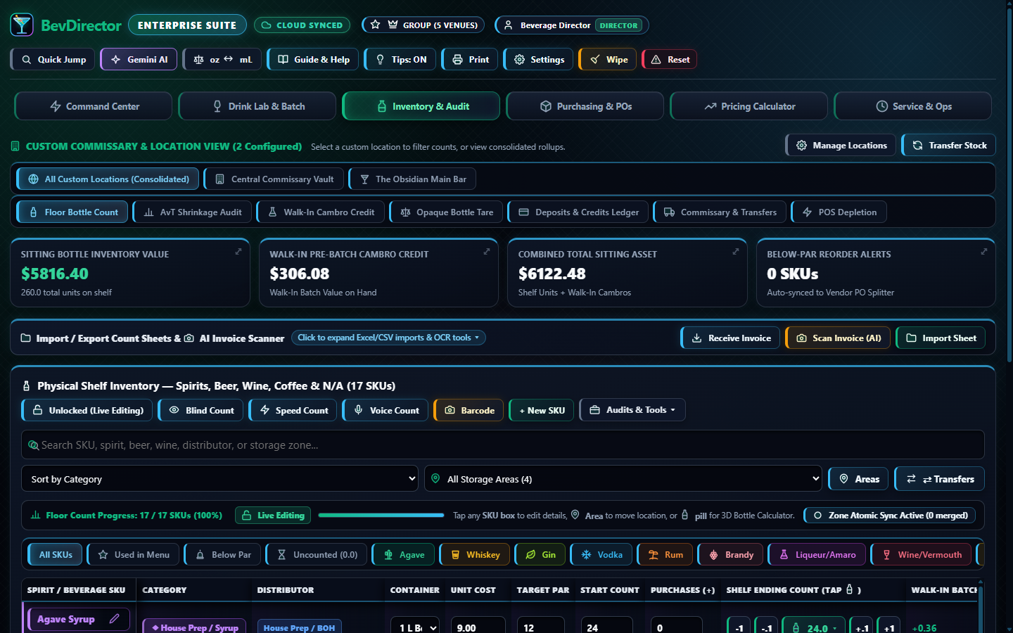 Bulletproof Period Lockouts & Audit Integrity Screenshot